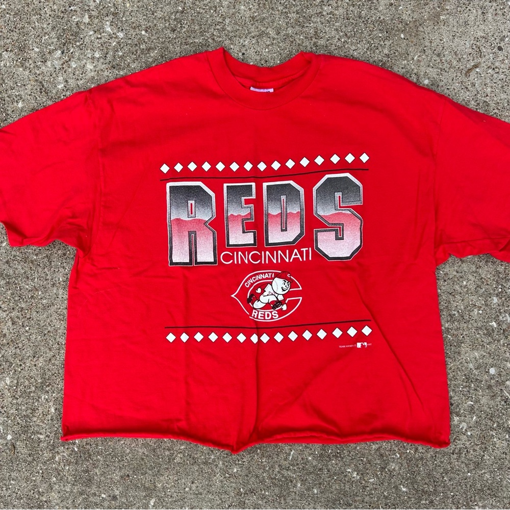Hanes Heavyweight Red T-Shirt